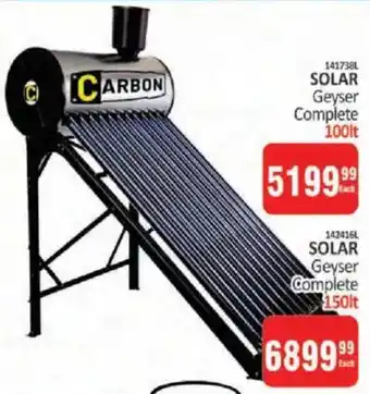KitKat Cash and Carry Carbon Solar Geyser Complete offer