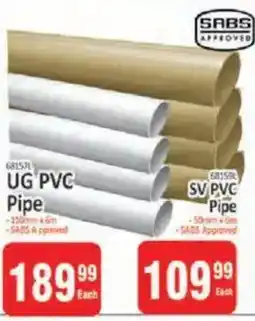 KitKat Cash and Carry SV PVC Pipe offer