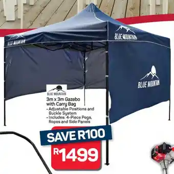 Pick n Pay Hypermarket Blue Mountain Gazebo with Carry Bag offer