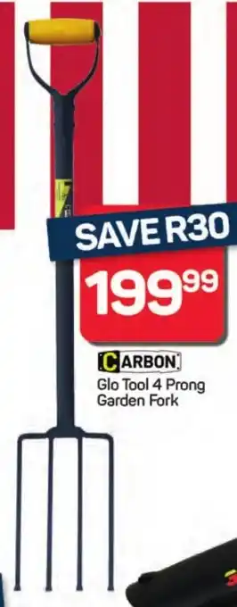 Pick n Pay Hypermarket CARBON Glo Tool 4 Prong Garden Fork offer