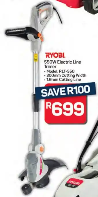Pick n Pay Hypermarket RYOBI 550W Electric Line Trimer offer