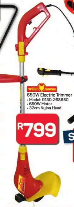 Pick n Pay Hypermarket WOLF Garden 650W Electric Trimmer offer