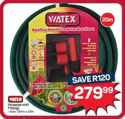 Pick n Pay Hypermarket Watex Hosepipe with Fittings offer