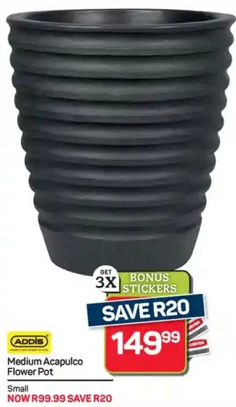Pick n Pay Hypermarket ADDIS Medium Acapulco Flower Pot offer