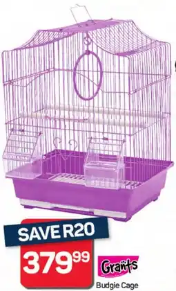 Pick n Pay Hypermarket Grants Budgie Cage offer