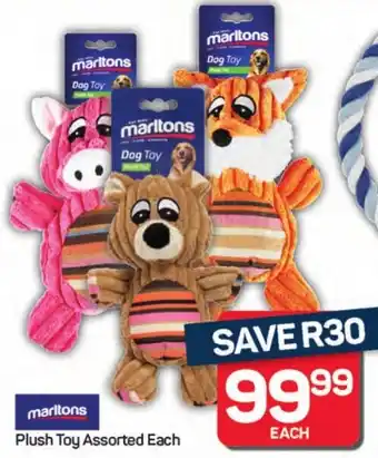 Pick n Pay Hypermarket Marltons Plush Toy Assorted offer