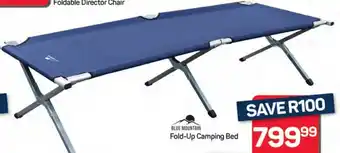 Pick n Pay Hypermarket Blue Mountain Fold-Up Camping Bed offer