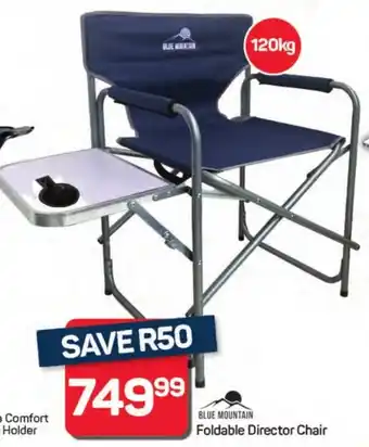 Pick n Pay Hypermarket Blue Mountain Foldable Director Chair offer
