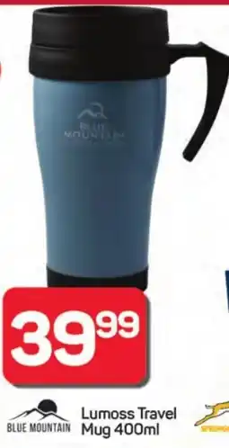 Pick n Pay Hypermarket Blue Mountain Lumoss Travel Mug offer