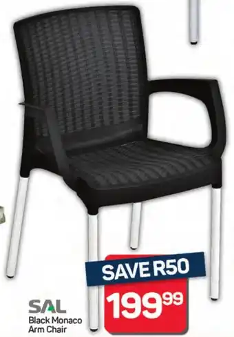 Pick n Pay Hypermarket SAL Black Monaco Arm Chair offer
