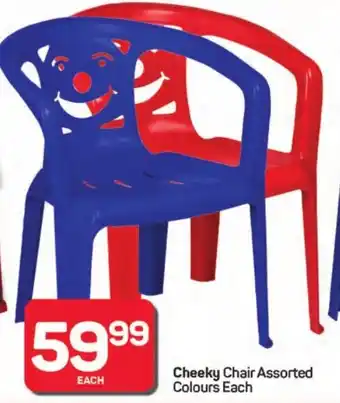 Pick n Pay Hypermarket Cheeky Chair Assorted Colours offer