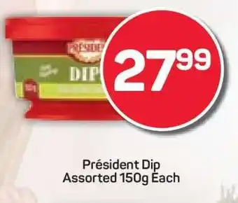 Pick n Pay Président Dip Assorted 150g Each offer