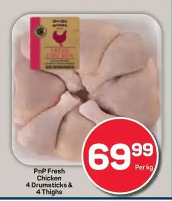 Pick n Pay PnP Fresh Chicken 4 Drumsticks & 4 Thighs offer