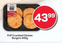 Pick n Pay PnP Crumbed Chicken Burgers 400g offer