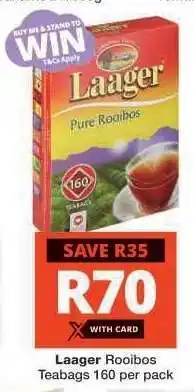 Checkers Laager Rooibos offer