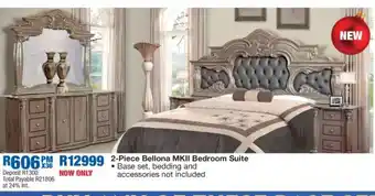 OK Furniture 2-Piece Bellona MKII Bedroom Suite offer