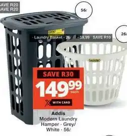 Checkers Addis Modern Laundry Hamper offer