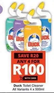 Checkers DUCK Toilet Cleaner offer