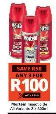 Checkers Mortein Insecticide offer