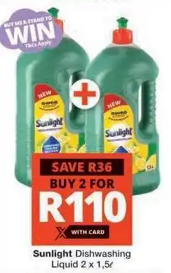 Checkers Sunlight Dishwashing Liquid offer