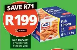 Checkers Sea Harvest Frozen Fish Fingers 2kg offer