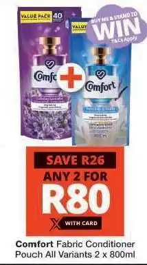 Checkers Comfort Fabric Conditioner Pouch offer