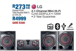 OK Furniture LG 2.1-Channel Mini Hi-Fi offer