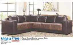 OK Furniture 2-Piece Denver Corner Lounge Suite offer