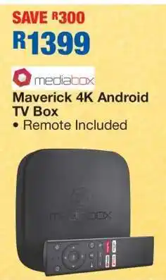 OK Furniture Maverick 4K Android TV Box offer