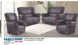 OK Furniture 4-Piece Olivia Lounge Suite offer