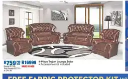 OK Furniture 4-Piece Trojan Lounge Suite offer