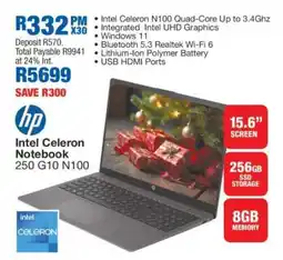 OK Furniture Intel Celeron Notebook 250 G10 N100 offer