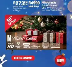 OK Furniture Hisense Full HD Smart LED TV 50A4Q offer