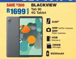 OK Furniture BLACKVIEW Tab 60 4G Tablet offer