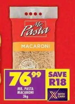 Shoprite MR. PASTA MACARONI 3kg offer