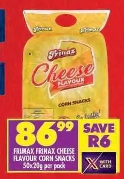 Shoprite FRIMAX FRINAX CHEESE FLAVOUR CORN SNACKS offer