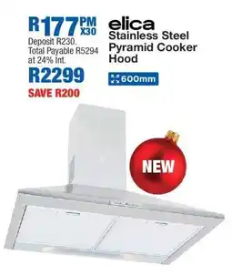 OK Furniture elica Stainless Steel Pyramid Cooker Hood offer
