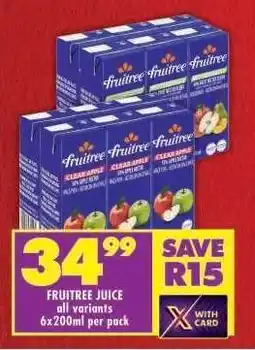 Shoprite FRUITREE JUICE offer