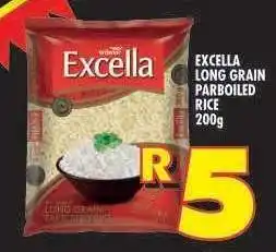 Shoprite EXCELLA LONG GRAIN PARBOILED RICE 200g offer