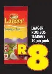 Shoprite Laager Rooibos Teabags offer
