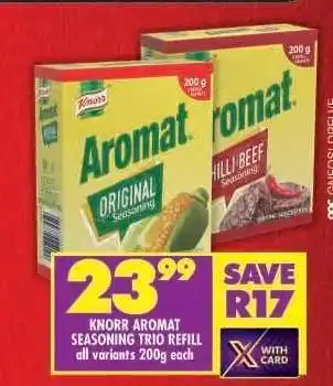 Shoprite KNORR AROMAT SEASONING TRIO REFILL offer