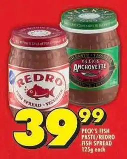 Shoprite PECK'S FISH PASTE/REDRO FISH SPREAD offer