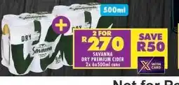 Shoprite Savanna Dry Premium Cider offer