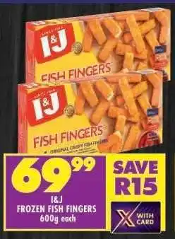 Shoprite I&J Frozen Fish Fingers offer