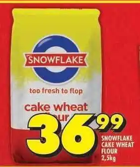 Shoprite Snowflake Cake Wheat Flour 2.5kg offer