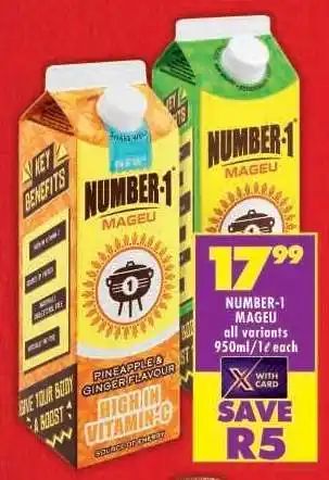 Shoprite NUMBER 1 MAGEU offer