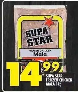 Shoprite SUPA STAR FROZEN CHICKEN MALA 1kg offer