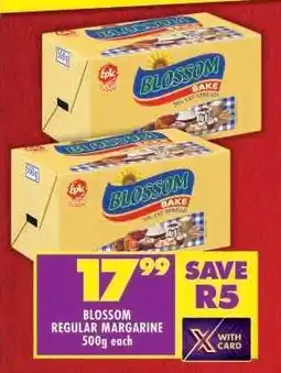 Shoprite BLOSSOM REGULAR MARGARINE 500g offer