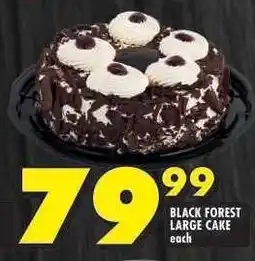 Shoprite BLACK FOREST LARGE CAKE offer