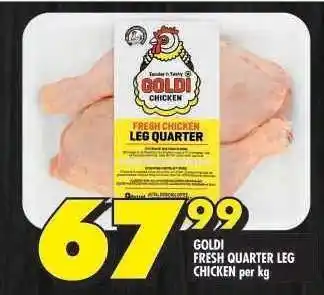 Shoprite GOLDI FRESH QUARTER LEG CHICKEN offer
